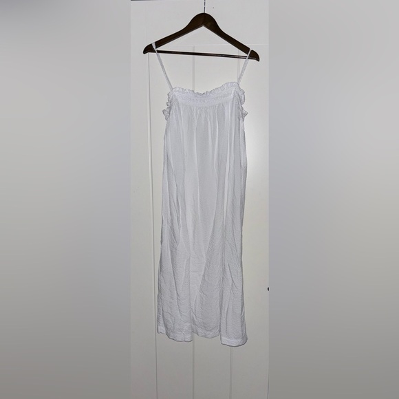 H & M Women Relaxed Fit Midi Sleeveless Dress Narrow Adjustable Straps Medium - Picture 1 of 10